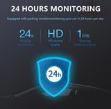 1080P HD 360° Rotating Mini ADAS Dashcam 16GB/32GB Edition, 24H Parking Mode/Built-in Wi-Fi/Night Vision/Motion Detection/Loop Recording (32GB Memory Card)