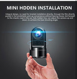 1080P HD 360° Rotating Mini ADAS Dashcam 16GB/32GB Edition, 24H Parking Mode/Built-in Wi-Fi/Night Vision/Motion Detection/Loop Recording (32GB Memory Card)