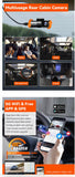 Vantrue N5 4 Channel WiFi 360° All Sides Dash Cam, STARVIS 2 IR Night Vision, 2.7K+1080P*3 Front Rear Inside Dashcam, Voice Control, GPS, 24 Hours Buffered Parking Mode Dash Camera, Support 512GB Max