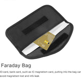 Signal Blocking Bag, ONEVER GPS RFID Faraday Bag Shield Cage Pouch Wallet Phone Case for Cell Phone Privacy Protection and Car Key FOB, Anti-Tracking Anti-Spying (1 Pack)