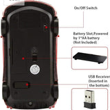 Wireless Mouse Ergonomic Gaming Optical Mice USB 2.4G Mini Receiver for Windows Laptop Notebook Mac