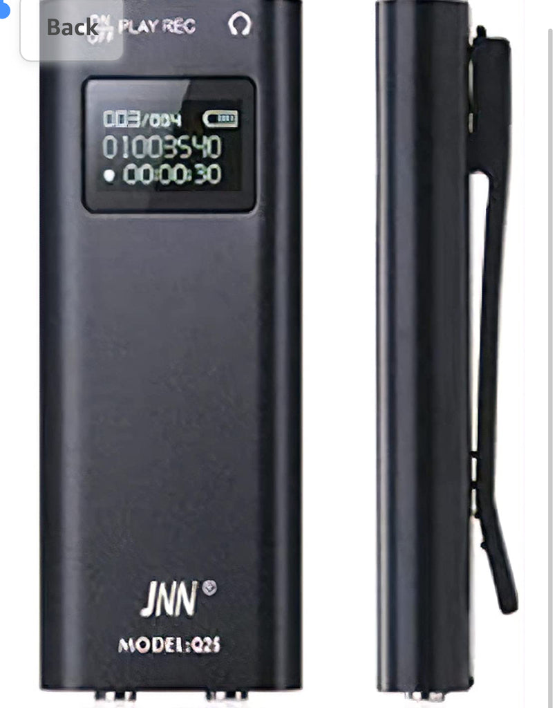32GB Dododuck Q25 Mini Voice Activated Recorder, 500 Hours Continuous