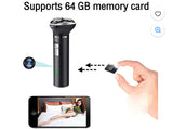 1080p Hd Mini Camera Wifi P2p 64gb Video Recorder Dvr Electric Shaver Design Home Wireless Ip Camcorder