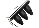 Froiny 1 Pc Delta Boots Studs Self-Defense Defensive Combat Shoe Buckle Kuba Kick Style, Black