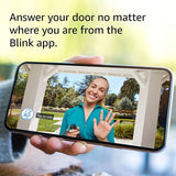 Blink Video Doorbell | Two-way audio, HD video, motion and chime app alerts and Alexa enabled