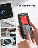 EMF Meter, Rechargeable Digital Electromagnetic Field Radiation Detector Hand-held Digital LCD EMF Detector, Great Tester for Home EMF Inspections, Office, Outdoor and Ghost Hunting(Blue)