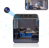 Hidden Camera Bluetooth Speaker, 4K HD WiFi Hidden Camera Clock with Video Night Vision Motion Detection, Clock Camera Spy Cam, Hidden Cameras for Home Security Indoor