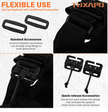 Tactical Molle Vests with Triple mag Pouch and Side Cummerbund Pouches, Quick Release Vests for Men