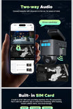 4G LTE Cellular Dash Cam Front Inside Remote Live-View & Location Event Video Alarm & Upload to Cloud Storage Car Security Camera 24/7 Parking Mode OBD Power Cable