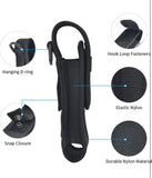 Nylon Flashlight Pouch Holster,Flexible Adjustment Flashlight Carry Case Holder for for Most Brands Size 5.9"-6.4" Flashlight