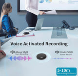 64GB Magnetic Voice Activated Recorder with 768 Hrs Recording Capacity, Digital Voice Recorder with DSP Noise Canceling for Lecture Meeting Work Interviews Class