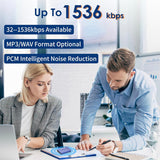 64GB Voice Recorder, Digital Voice Recorder with 900 Hours Recording Capacity and 35 Hours Long Battrey Time, Voice Recorder for Lecture Interview Meeting Class