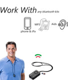 Loud Sound 45-100dB 35 inch Amplifier Bluetooth Neckloop Aids T-coil with CIC Spy Earpiece