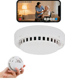 150°Wide Angle Smoke Detector Camera, Handcrafted Smoke Detector Spy Cam with Night Vision/Motion Detection/256G SD Support/2.4G WiFi for Indoor Home & Office Use.