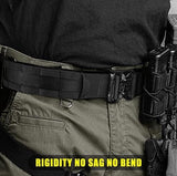 PETAC GEAR Tactical Battle Belt With Cobra Buckle D-Ring | Military Heavy Duty Rigger Gun Belts | Inner Outer Molle Belt.