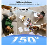 Hidden Camera Smoke Detector HD 1080P Wireless Camera Small Nanny Cam for Home Security Cameras for Home/Baby/Pet/Nanny with App Live Feed No Smoke Detector Function