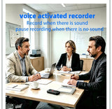 small voice recorder with playback：Voice activation, password management，Suitable for meetings and regular classes mini recorder device