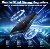 2-Sides Magnetic Voice Recorder, Recording Device with Al-Triple Noise Cancellation, Voice Activated Recorder 90 Days Storage Capacity,