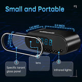 Hidden Camera with Video and Voice Reco, 2 in 1 Clock Hidden Camera Live Feed WiFi with app, 128GB