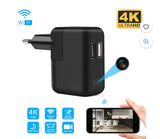 4K USB Wall Charger Recorder Motion Camera HD WiFi Night Vision Security Cam