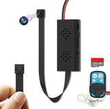 HD Mini Hidden Camera, DIY Module Tiny Spy Wireless Remote Control Small Nanny Cam with Free 64G SD Card, Smart Home Surveillance Equipment for Security(No Need Wi-Fi)