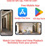 K Ultra HD Wi-Fi Functional Wall Outlet Receptacle Spy Camera P2P WiFi Power Plug Socket Hidden Nanny Cam Spy Camera (White/Square Face/Video Only: No Audio)