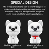Cute Puppy Mini Voice Recorder Long Battery Voice Activated Life Long Recording Capacity Recording Device for Meeting Interview Kids (4GB,White)