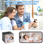 Hidden Camera Bluetooth Speaker, 4K HD WiFi Hidden Camera Clock with Video Night Vision Motion Detection, Clock Camera Spy Cam, Hidden Cameras for Home Security Indoor