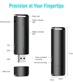 Voice Memo Device, USB Digital Audio Note Taker with Playback, One-Click Operation, 25-Day Standby, WAV HD Sound, Portable for Meetings, Lectures, Interviews