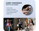 2-IN-1 FASHIONABLE STUN GUN WITH LED FLASHLIGHT