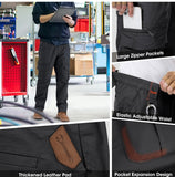 Men's Ripstop Tactical Pants Breathable Stretch Cargo Pants Outdoor Lightweight EDC Work Hiking Pants Zipper Pockets