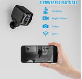 Mini Spy Camera Hidden Camera,4K WiFi Wireless Camera, 100 Days Standby Battery Life,AI Motion Detection Alerts,Nanny Cam Security Cam for Indoor,Home,Baby,Pets