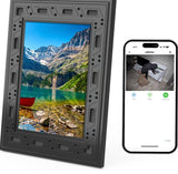 Hidden Camera Picture Frame, Spy Camera WiFi 1080P, 366 Days Standby PIR Motion Detection HD Night Nision Real Time View Live Surveillance Wireless Mini Nanny Cam