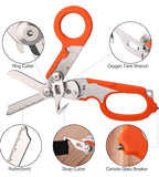 in1 Trauma Shears,Raptor Rescue Emergency Shears with Strap Cutter and Glass Breaker with Utility Holster