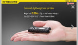 Nitecore Thumb Leo 45 Lumen Clip on Rechargeable Flashlight, UV & Red and Blue