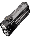 Pro Flat LED Flashlight with 8000mAh Power Bank, Sidelight Flashlight Combines Floodlight and Spotlight, 4360 High Lumens, Rechargeable, Magnetic Tail, IP68 Perfect for Camping, Outdoor
