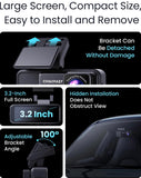 Dash Cam 4K Front, Built-in WiFi GPS Dash Camera for Cars, 3.2" IPS Screen