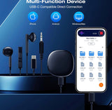 Voice Activated Recorder,128gb Mini Voice Recorder with Noise Reduction, Portable Digital Voice Recorder for Students/Creatives/Meetings/Travel/Business/