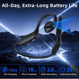 E12 Smart Bone Conduction Headphones With Camera，Hook Headset for Work Driv