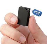 Digital Voice Recorder with 64GB Memory, USB Charging, Voice Activated Recorder, Mini Small Square Voice Recorder Voice Recorder, Meetings, Lectures and Interviews（1 * 0.8 * 0.2）