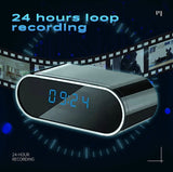 Hidden Camera with Video and Voice Reco, 2 in 1 Clock Hidden Camera Live Feed WiFi with app, 128GB