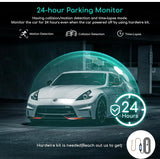 COOAU D30S 4K Dash Cam with GPS Wi-Fi, Front and Inside Dual 2.5K 1080P, Uber Car Camera with Infrared Night Vision, Supercapacitor, 4 IR LEDs, G-Sensor, Parking Mode, Loop Recording