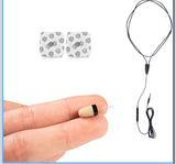 Mini Hidden Spy Earphone Wireless Earpiece Headset Microphone Detection