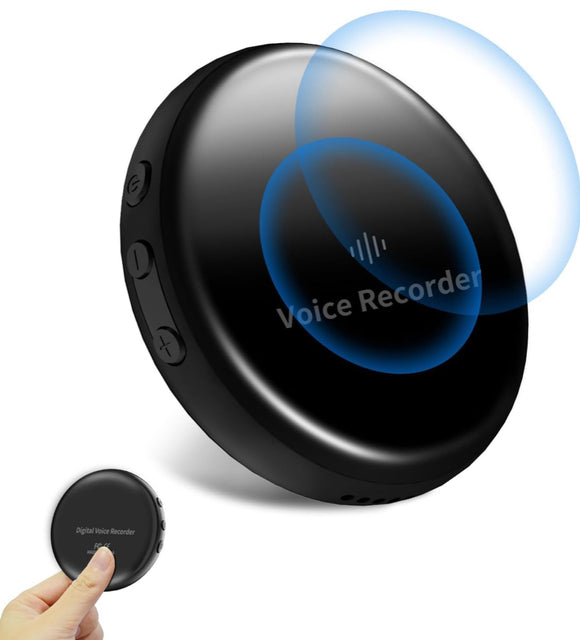 64GB Magnetic Voice Activated Recorder with 768 Hrs Recording Capacity, Digital Voice Recorder with DSP Noise Canceling for Lecture Meeting Work Interviews Class