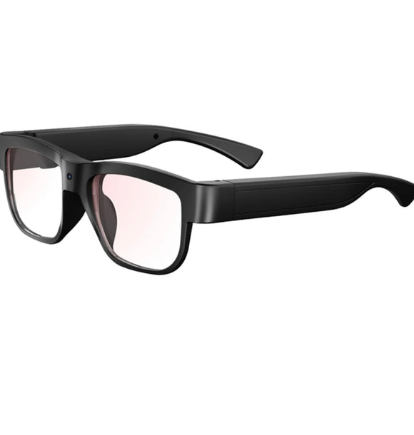 Camera Glasses Video Glasses HD Smart Glasses Recording Outdoor Sport Glasses with Camera Wearable Eyeglass Built-in 32G Memory Card