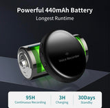 64GB Magnetic Voice Activated Recorder with 768 Hrs Recording Capacity, Digital Voice Recorder with DSP Noise Canceling for Lecture Meeting Work Interviews Class