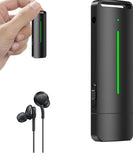 Voice Memo Device, USB Digital Audio Note Taker with Playback, One-Click Operation, 25-Day Standby, WAV HD Sound, Portable for Meetings, Lectures, Interviews