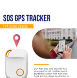 GPS Tracker with Speakerphone, Real-Time Tracking, SOS Button, Small, Lightweight, Water Resistant,