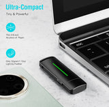 Voice Memo Device, USB Digital Audio Note Taker with Playback, One-Click Operation, 25-Day Standby, WAV HD Sound, Portable for Meetings, Lectures, Interviews