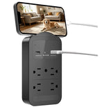 2026 Upgraded 4K WiFi Nanny Cam Hidden Camera with Night Vision,Wireless Outlet Charger Camera,Motion Detection|SD Storage Indoor Camera for Pet|Home|Office (Black)
